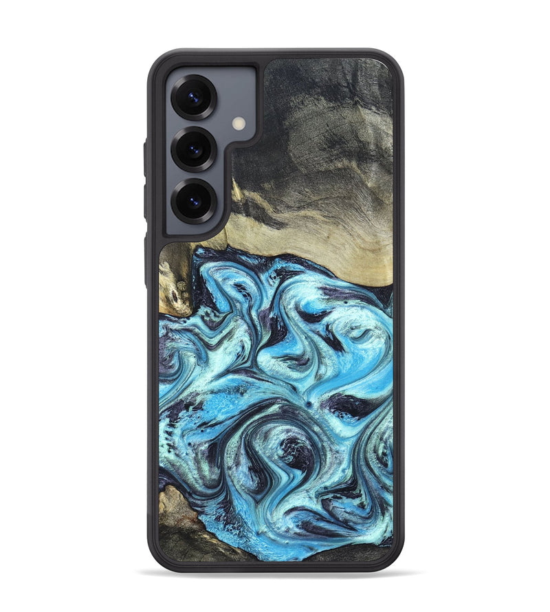 Galaxy S25 Plus Wood Phone Case - Ayan (Blue, 820748)