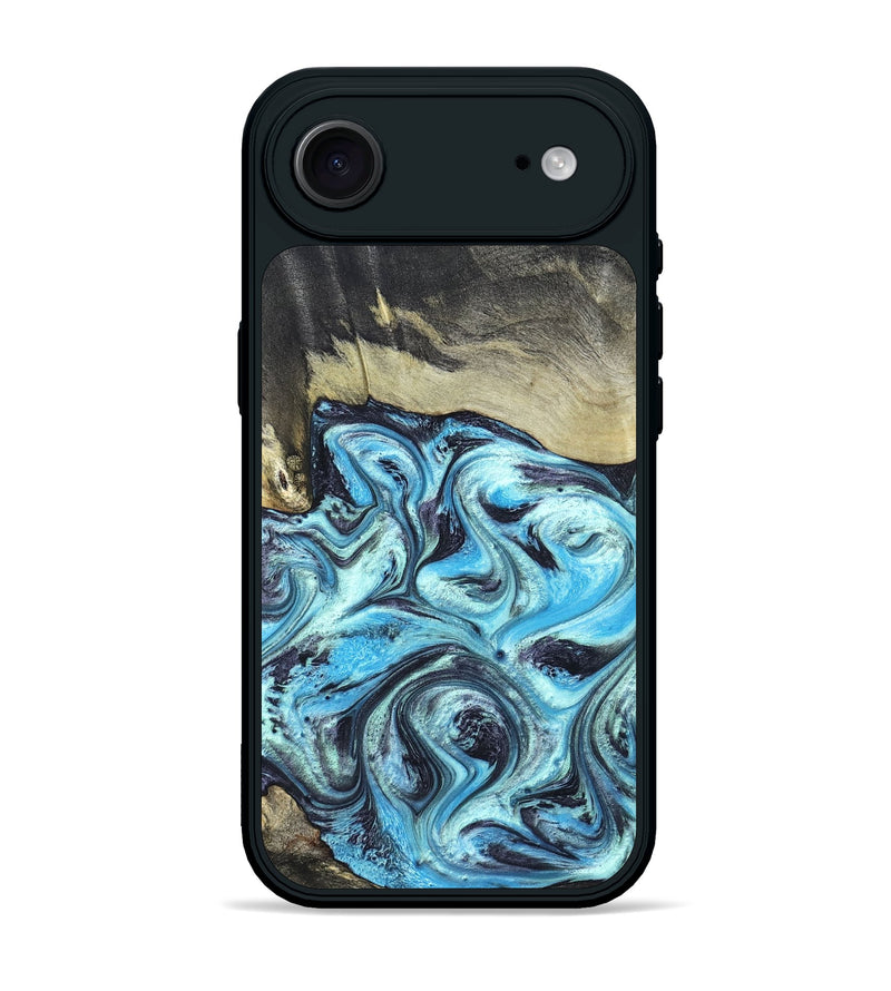 iPhone 17 Air Wood Phone Case - Ayan (Blue, 820748)