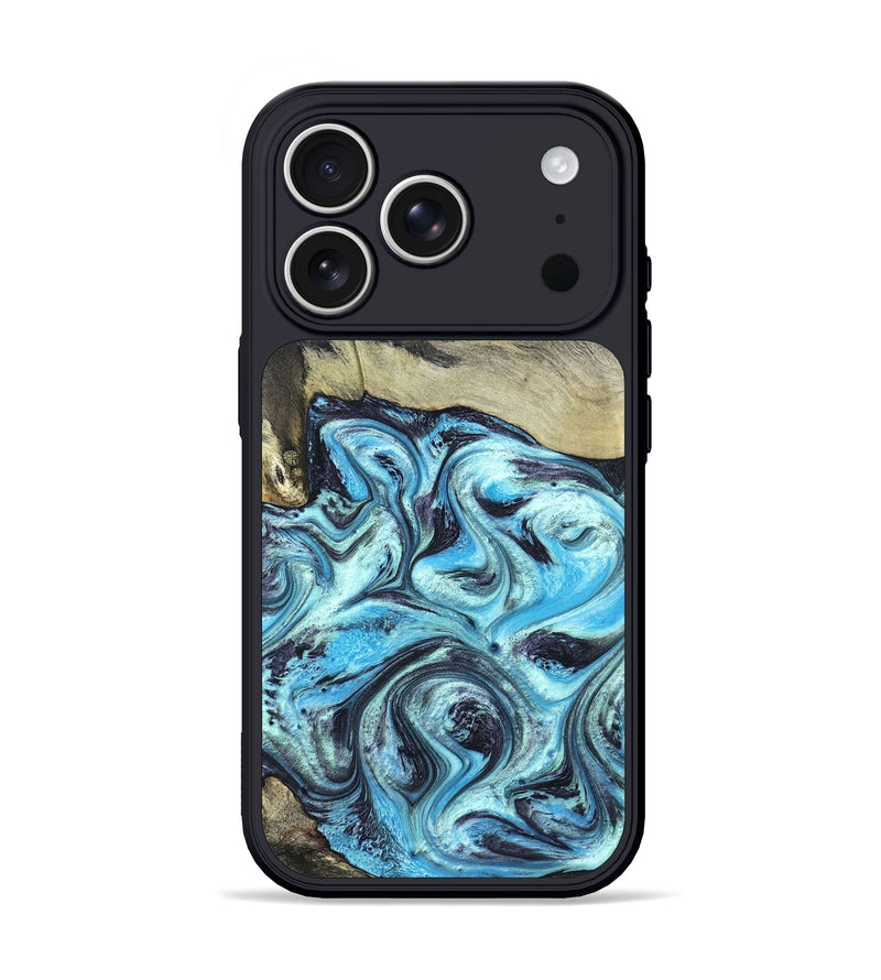 iPhone 17 Pro Wood Phone Case - Ayan (Blue, 820748)