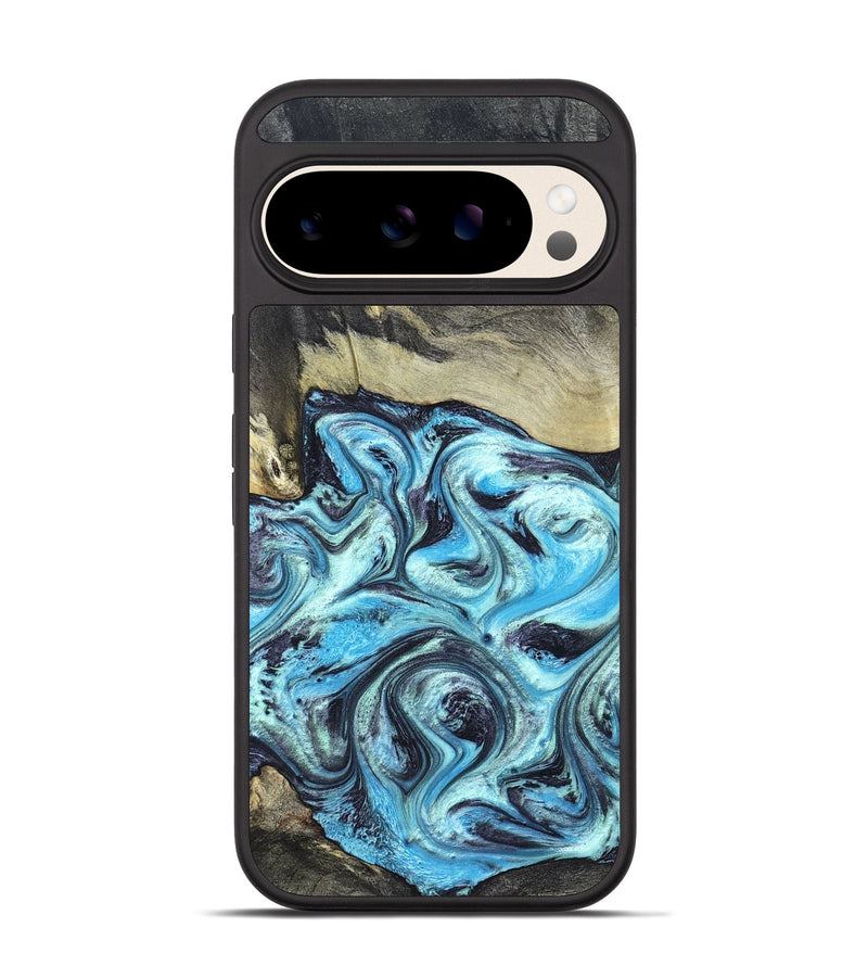 Pixel 10 Wood Phone Case - Ayan (Blue, 820748)