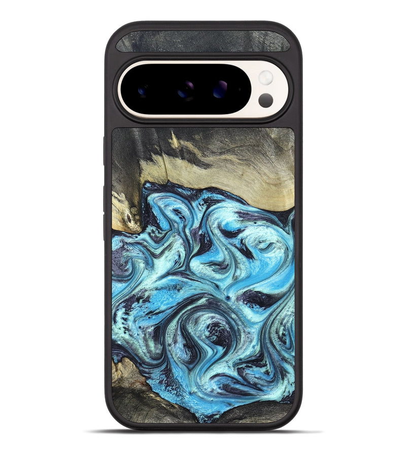 Pixel 10 Pro XL Wood Phone Case - Ayan (Blue, 820748)
