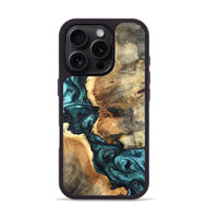 iPhone 16 Pro Wood Phone Case - Ina (Green, 820754)