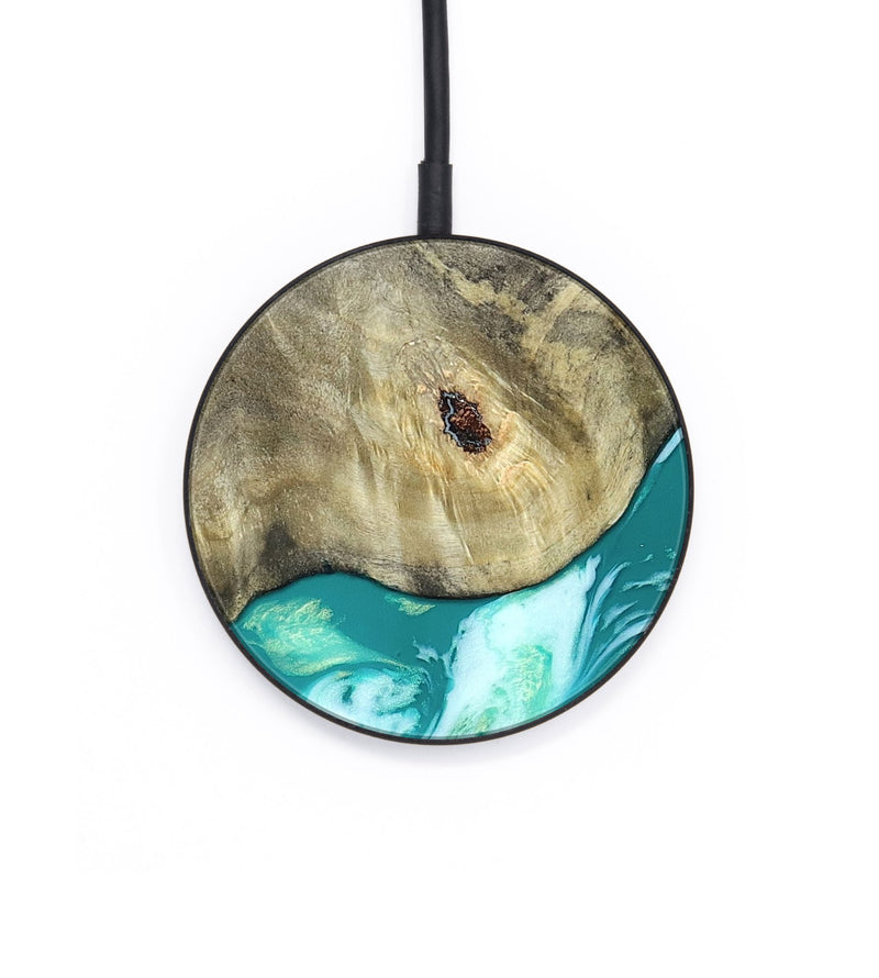 Circle Wood Wireless Charger - Angeles (Green, 820757)