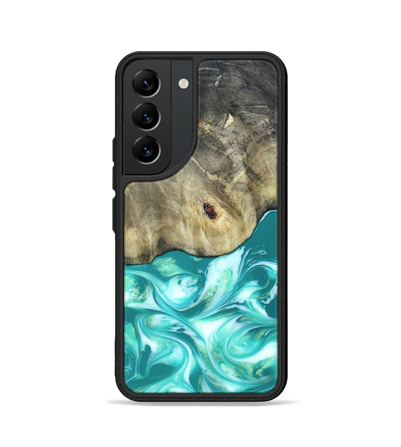 Galaxy S22 Wood Phone Case - Angeles (Green, 820757)