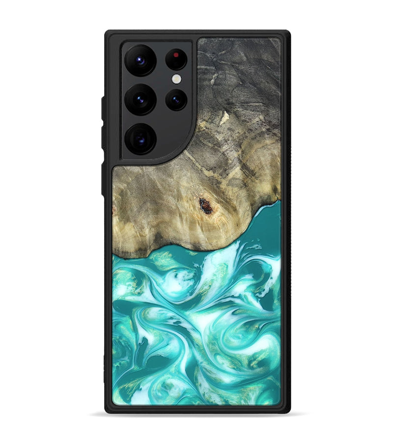 Galaxy S22 Ultra Wood Phone Case - Angeles (Green, 820757)
