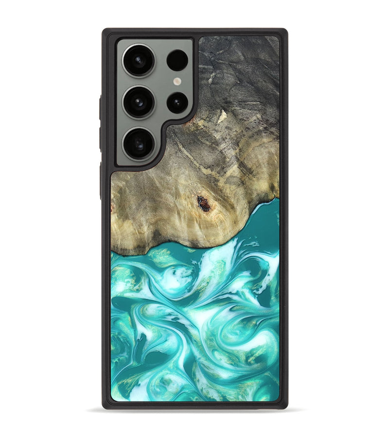 Galaxy S23 Ultra Wood Phone Case - Angeles (Green, 820757)