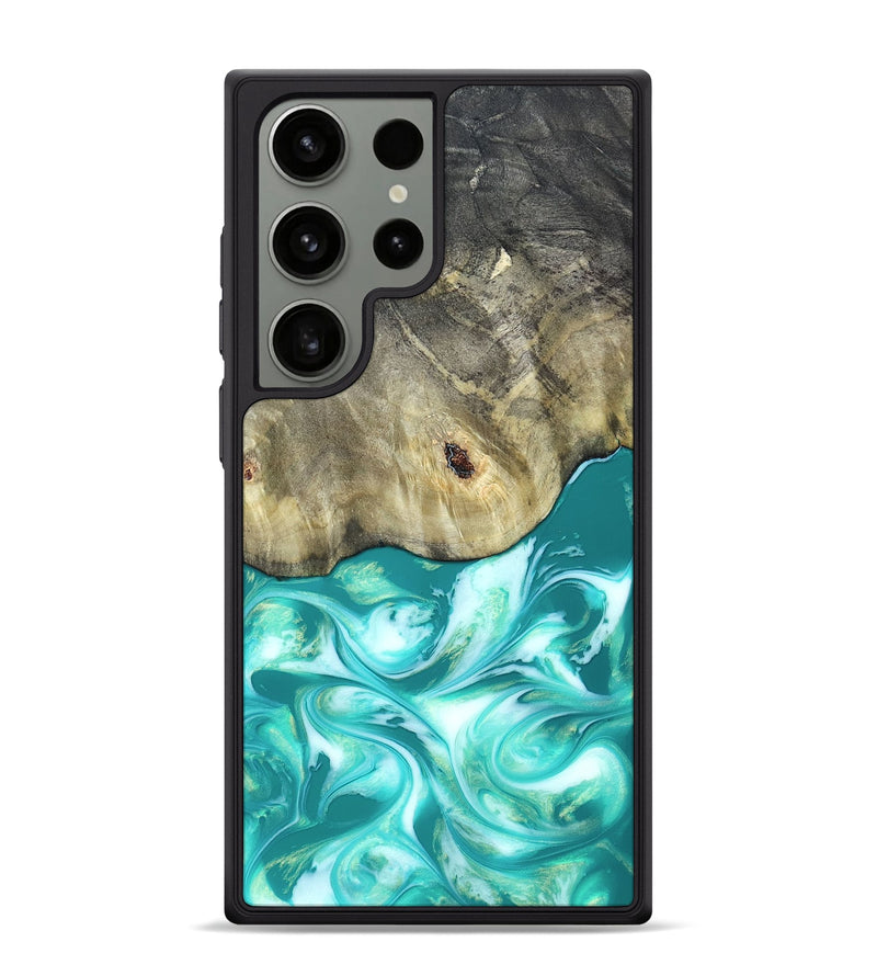 Galaxy S24 Ultra Wood Phone Case - Angeles (Green, 820757)