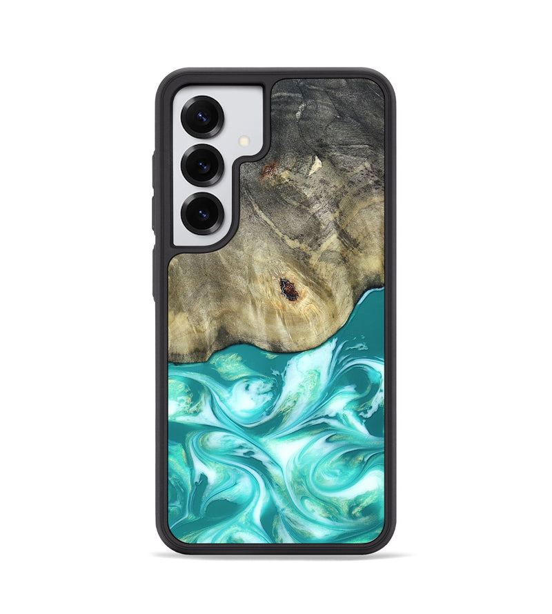Galaxy S25 Wood Phone Case - Angeles (Green, 820757)
