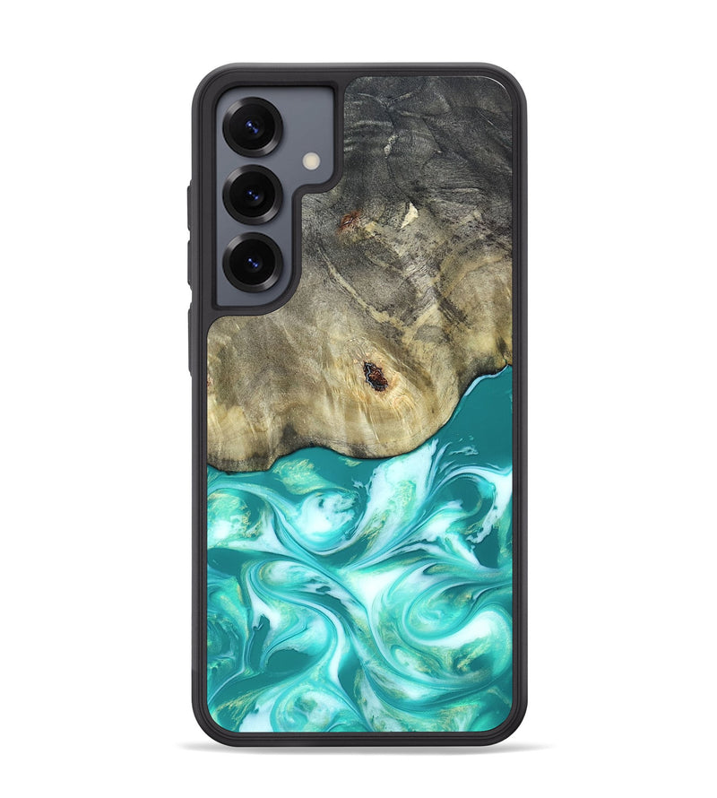 Galaxy S25 Plus Wood Phone Case - Angeles (Green, 820757)