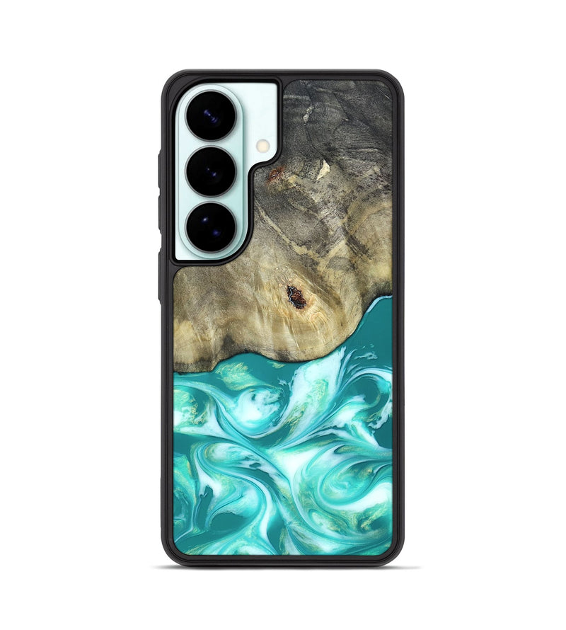 Galaxy S26 Wood Phone Case - Angeles (Green, 820757)