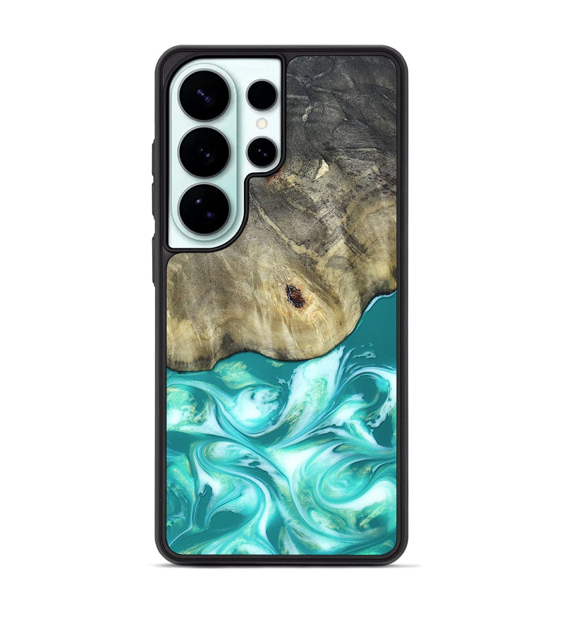 Galaxy S26 Ultra Wood Phone Case - Angeles (Green, 820757)