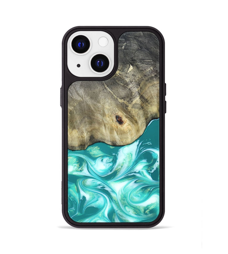iPhone 13 Wood Phone Case - Angeles (Green, 820757)