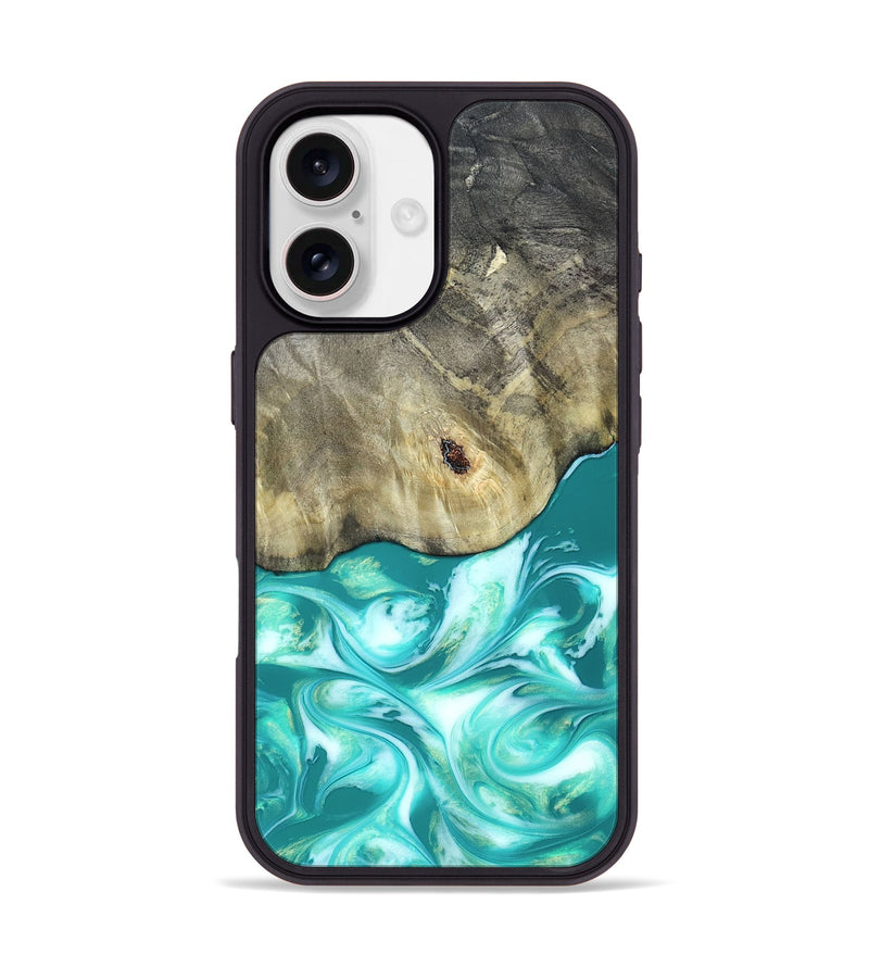 iPhone 17 Wood Phone Case - Angeles (Green, 820757)