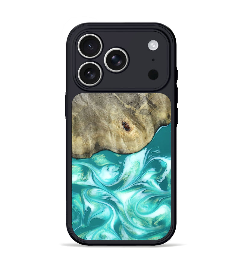 iPhone 17 Pro Wood Phone Case - Angeles (Green, 820757)