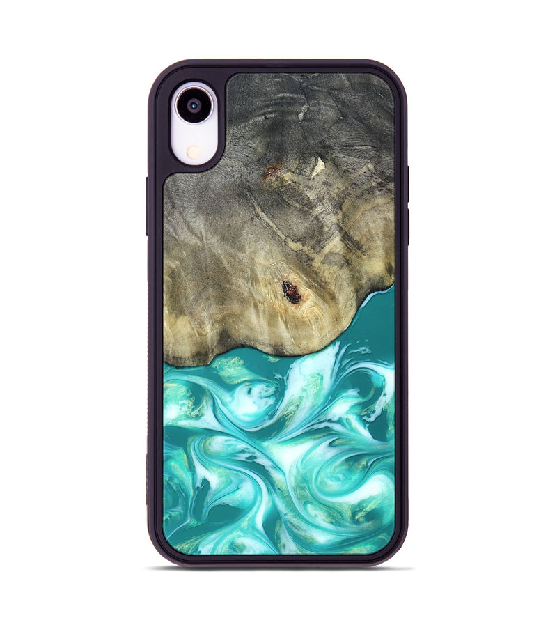 iPhone Xr Wood Phone Case - Angeles (Green, 820757)