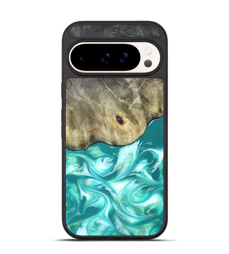 Pixel 9 Pro Wood Phone Case - Angeles (Green, 820757)