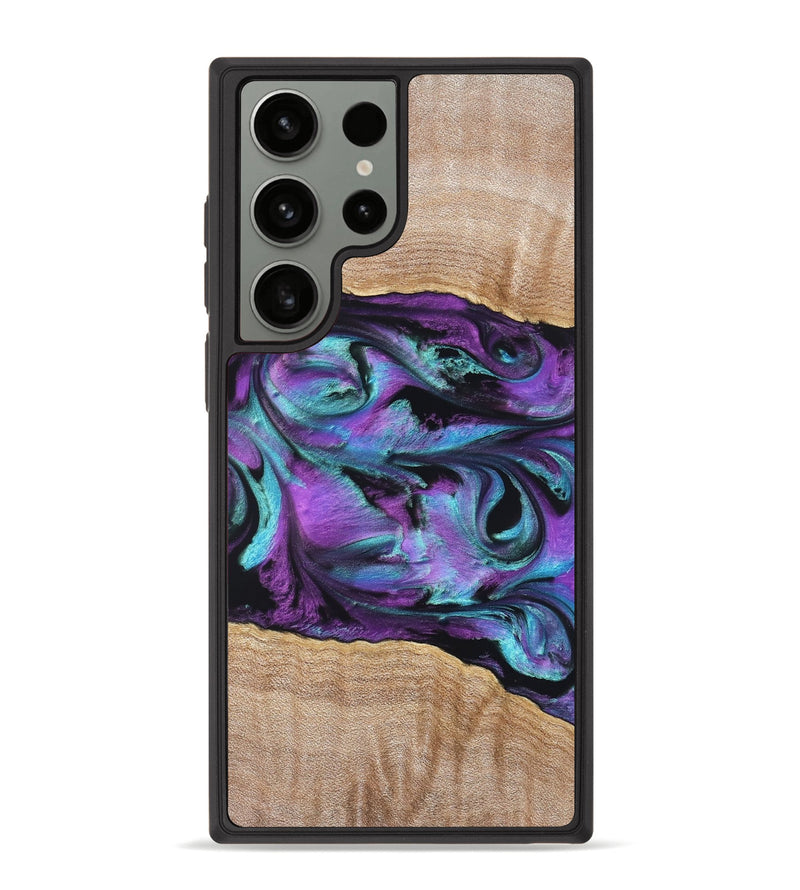 Galaxy S23 Ultra Wood Phone Case - Sommer (Purple, 820758)