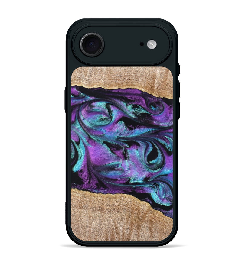 iPhone 17 Air Wood Phone Case - Sommer (Purple, 820758)
