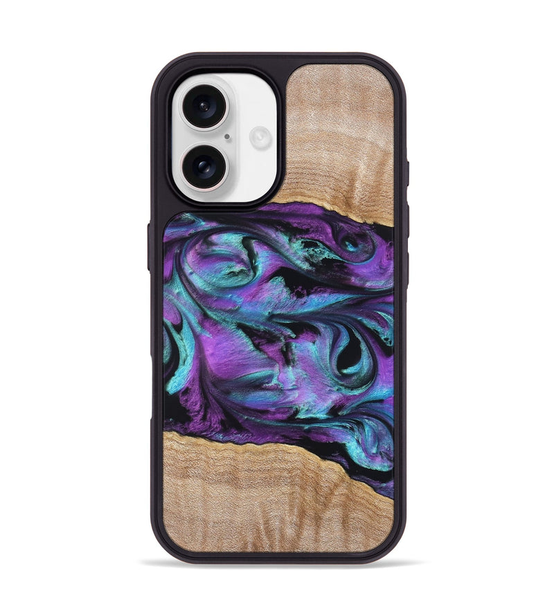 iPhone 17 Wood Phone Case - Sommer (Purple, 820758)