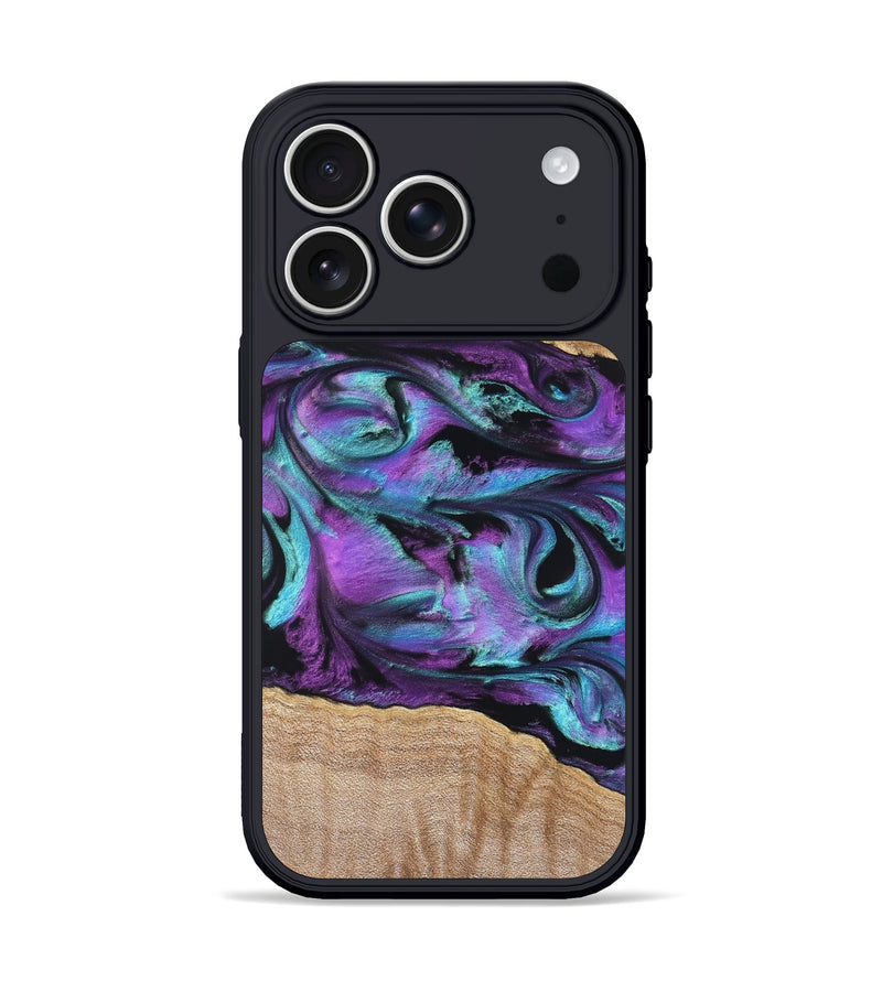iPhone 17 Pro Wood Phone Case - Sommer (Purple, 820758)