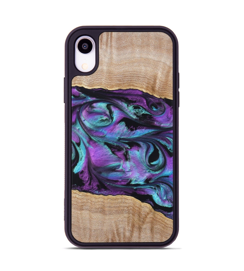 iPhone Xr Wood Phone Case - Sommer (Purple, 820758)