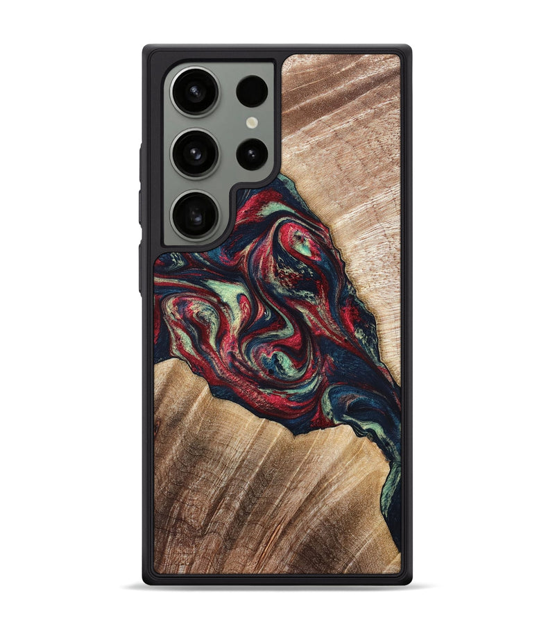 Galaxy S24 Ultra Wood Phone Case - Maximo (Red, 820767)