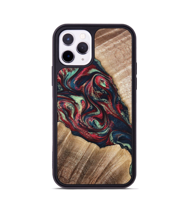 iPhone 11 Pro Wood Phone Case - Maximo (Red, 820767)