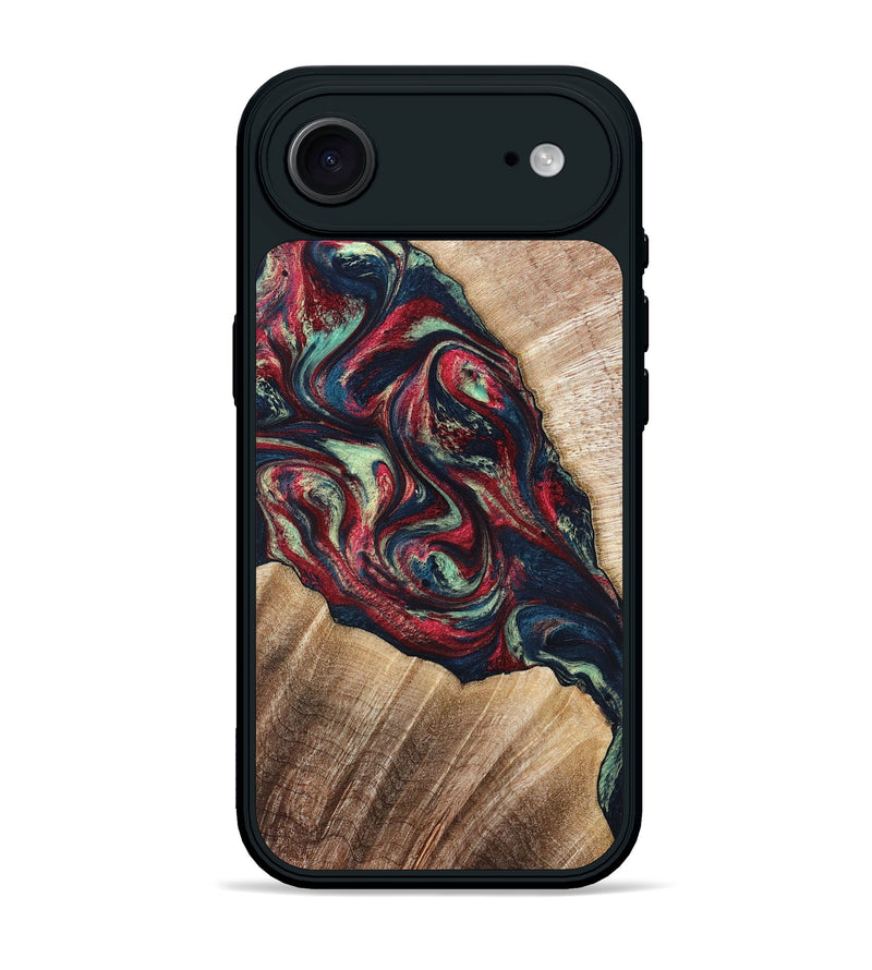 iPhone 17 Air Wood Phone Case - Maximo (Red, 820767)