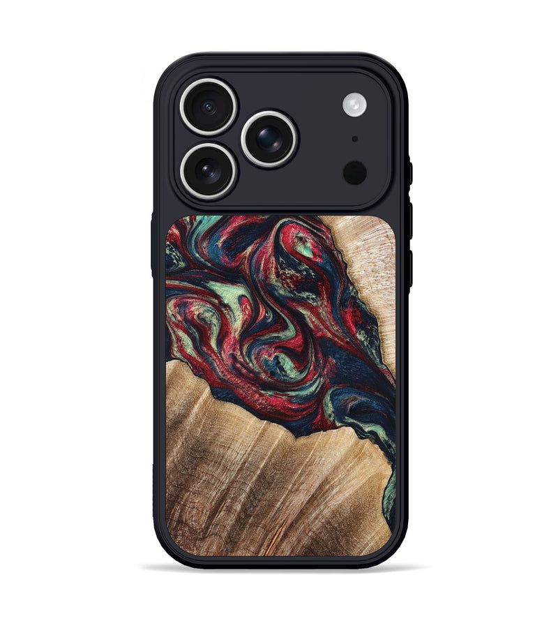 iPhone 17 Pro Wood Phone Case - Maximo (Red, 820767)