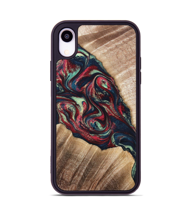 iPhone Xr Wood Phone Case - Maximo (Red, 820767)