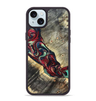 iPhone 15 Plus Wood Phone Case - Montana (Red, 820769)