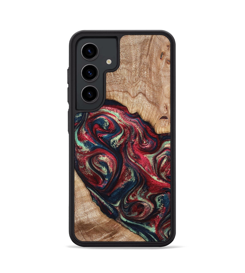 Galaxy S24 Wood Phone Case - Grover (Red, 820772)