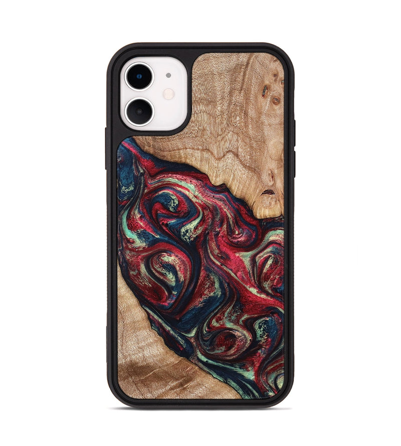 iPhone 11 Wood Phone Case - Grover (Red, 820772)