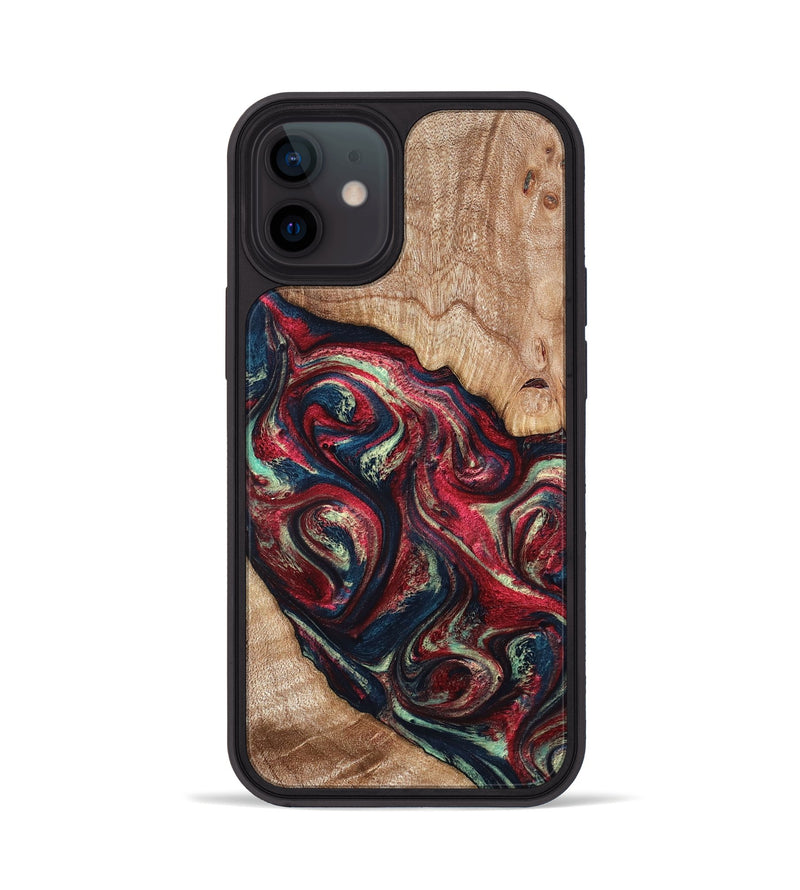 iPhone 12 Wood Phone Case - Grover (Red, 820772)