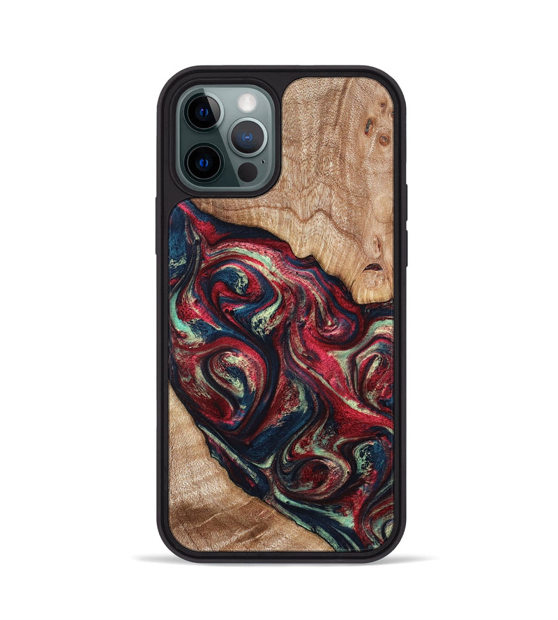 iPhone 12 Pro Wood Phone Case - Grover (Red, 820772)