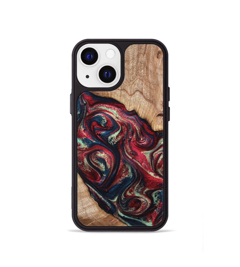iPhone 13 mini Wood Phone Case - Grover (Red, 820772)