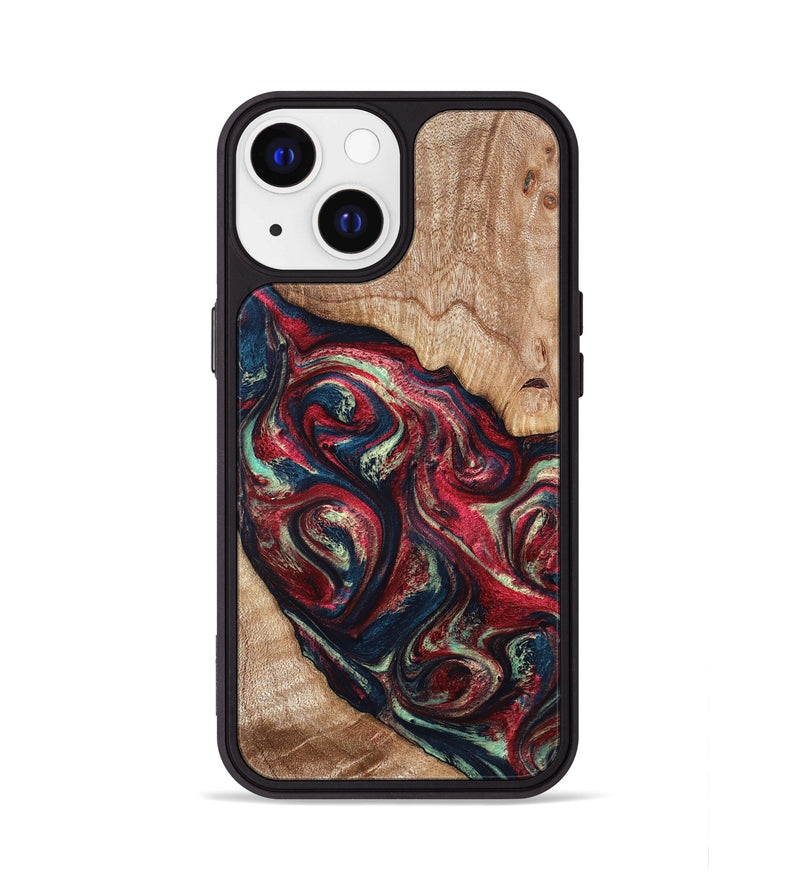iPhone 13 Wood Phone Case - Grover (Red, 820772)
