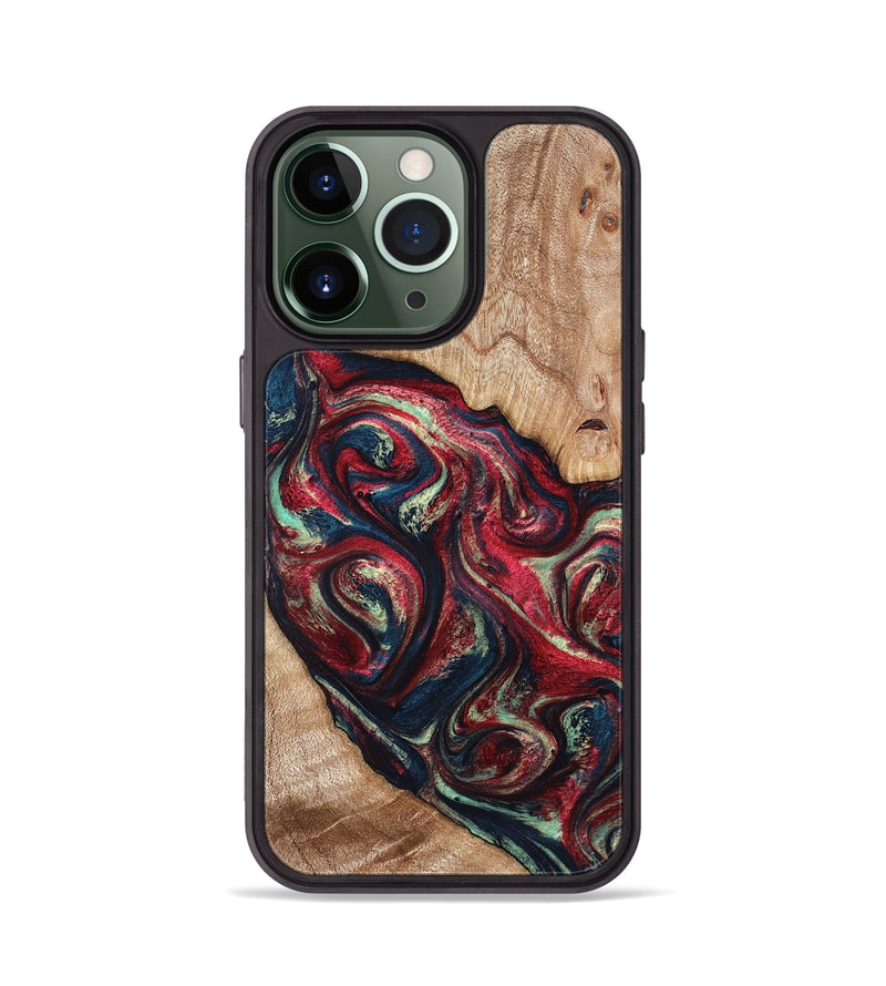 iPhone 13 Pro Wood Phone Case - Grover (Red, 820772)