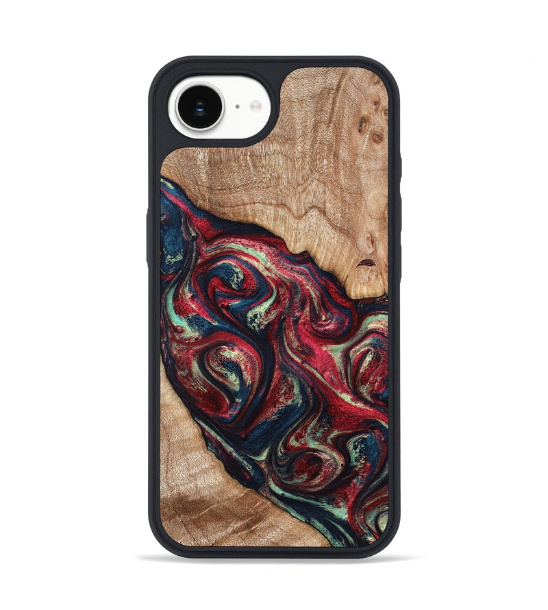 iPhone 16e Wood Phone Case - Grover (Red, 820772)