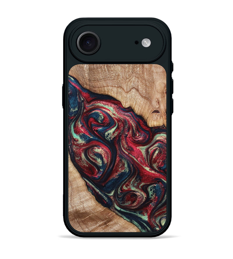 iPhone 17 Air Wood Phone Case - Grover (Red, 820772)