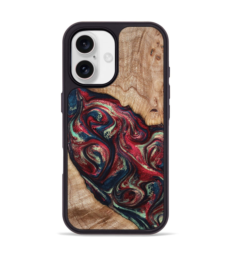 iPhone 17 Wood Phone Case - Grover (Red, 820772)