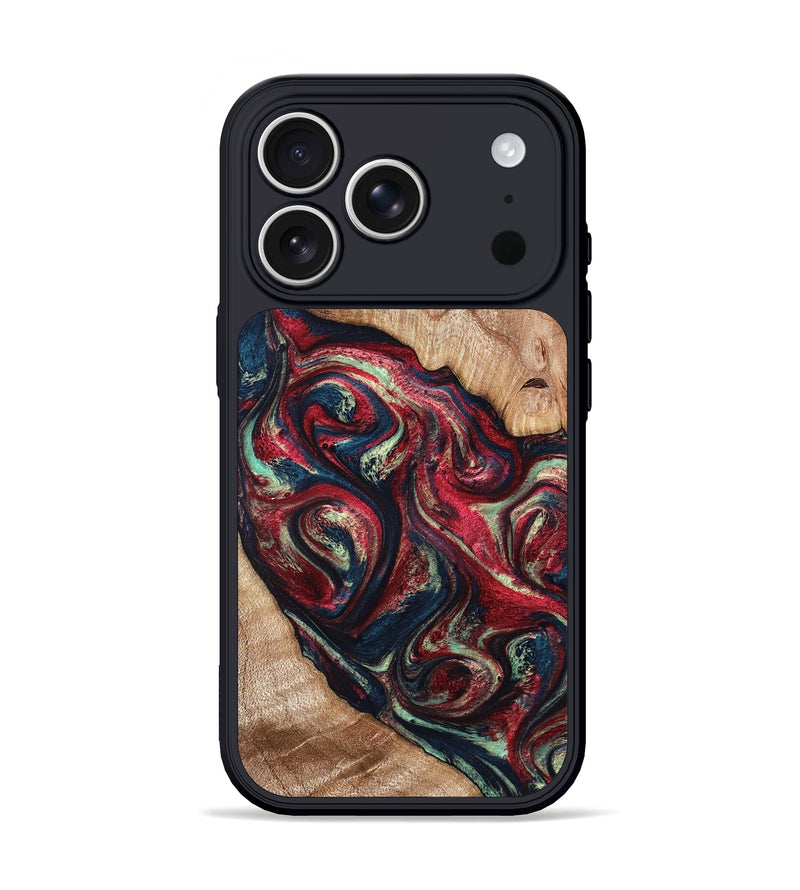 iPhone 17 Pro Wood Phone Case - Grover (Red, 820772)