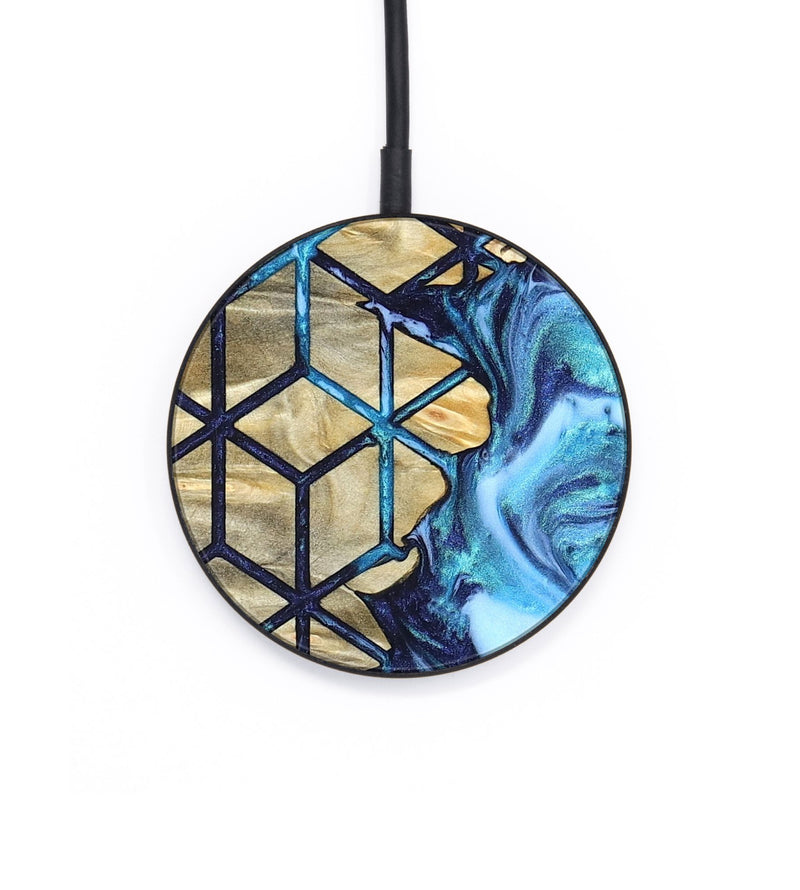 Circle Wood Wireless Charger - Edythe (Pattern, 820778)