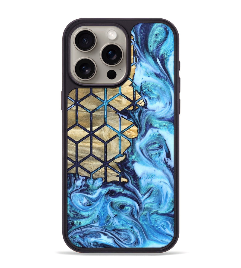 iPhone 15 Pro Max Wood Phone Case - Edythe (Pattern, 820778)