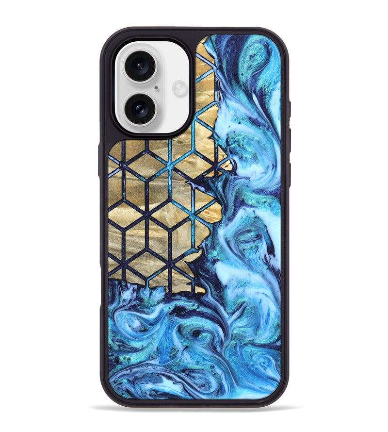 iPhone 16 Plus Wood Phone Case - Edythe (Pattern, 820778)