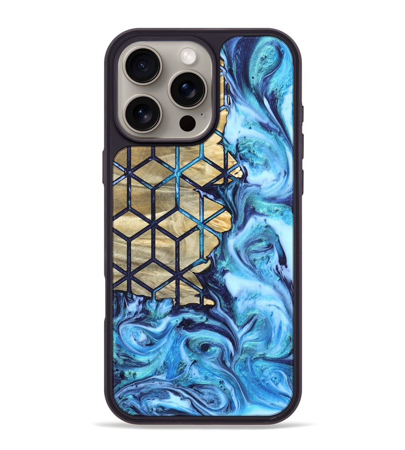 iPhone 16 Pro Max Wood Phone Case - Edythe (Pattern, 820778)