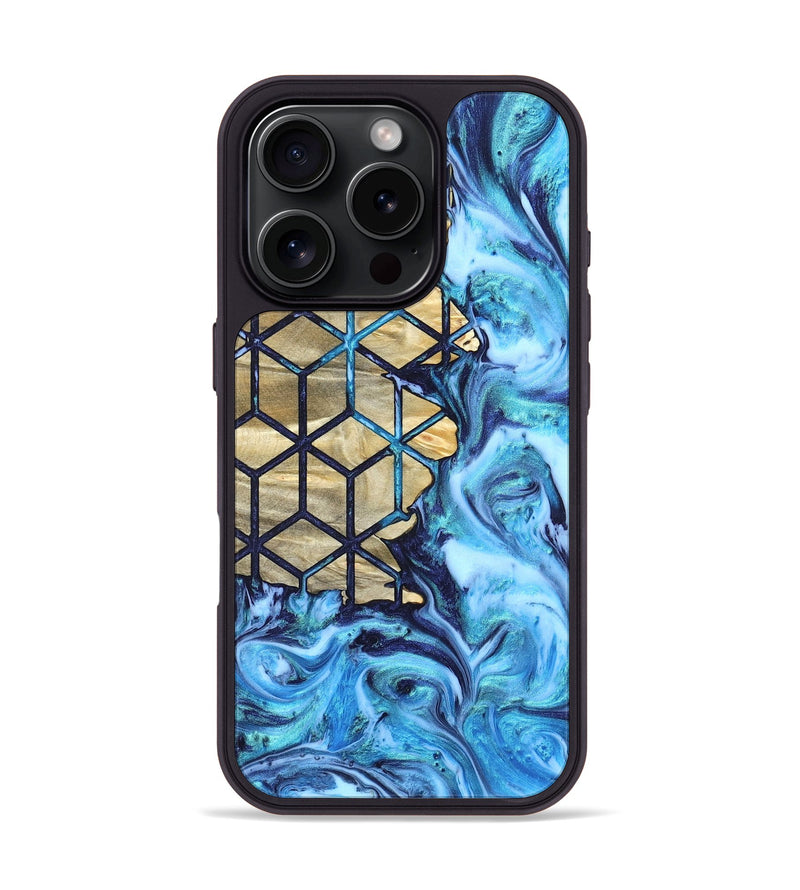 iPhone 16 Pro Wood Phone Case - Edythe (Pattern, 820778)