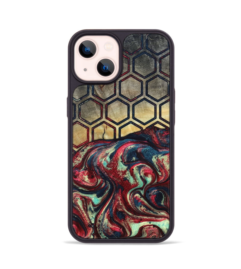 iPhone 14 Wood Phone Case - Ashlee (Pattern, 820779)