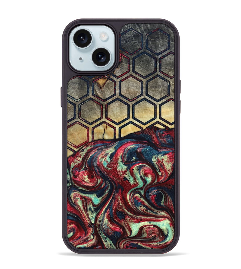 iPhone 15 Plus Wood Phone Case - Ashlee (Pattern, 820779)