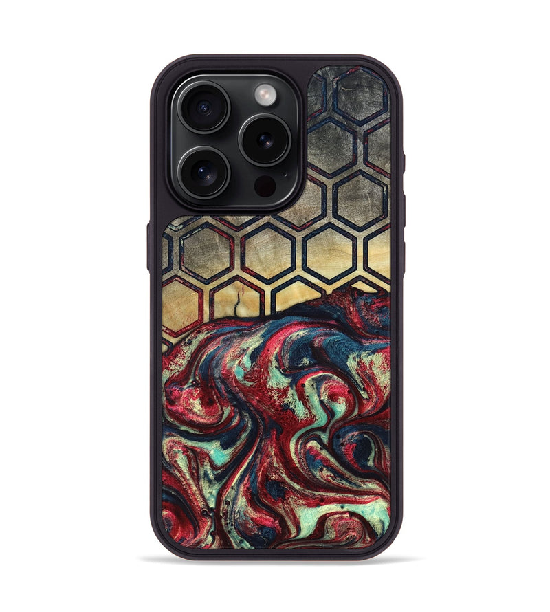 iPhone 15 Pro Wood Phone Case - Ashlee (Pattern, 820779)